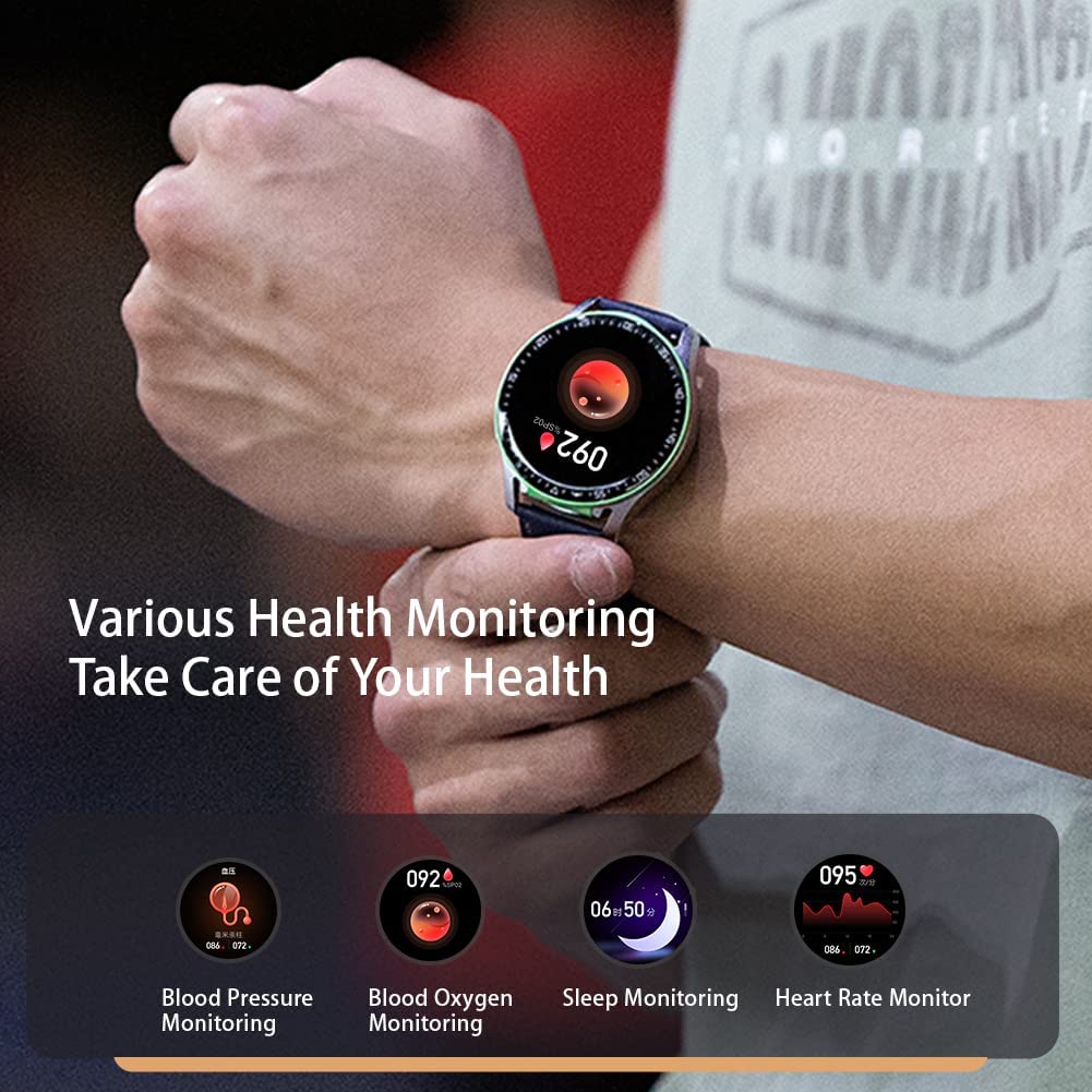 Norvo | 2-i-1 Smartklokke med Ørepropper (Til iPhone & Android)