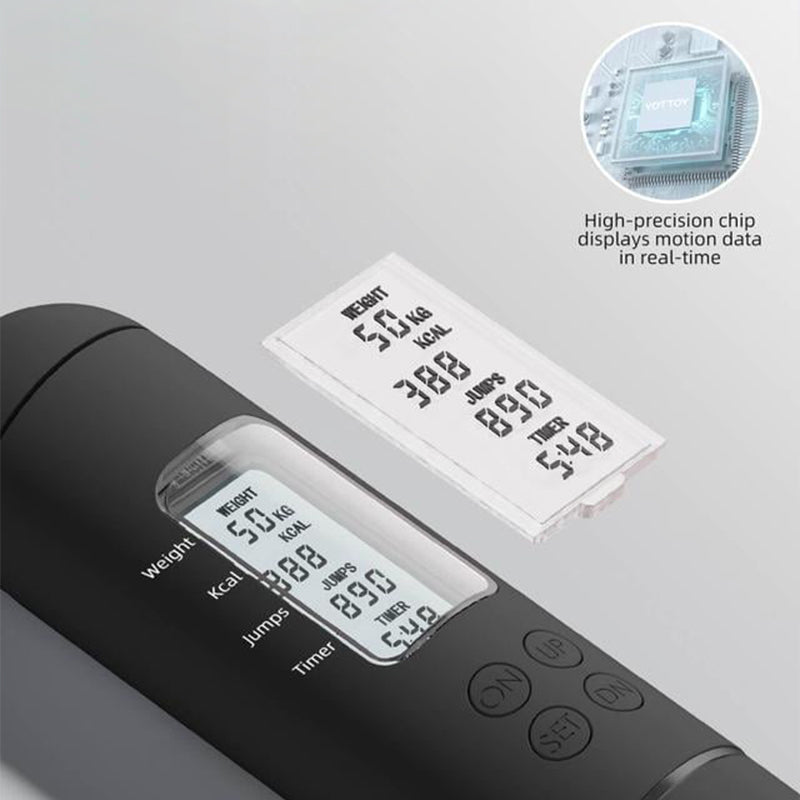 Norvo | Batteridrevet hoppe tau med teller og vekt baller