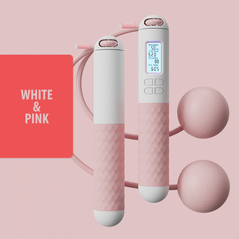 Norvo | Batteridrevet hoppe tau med teller og vekt baller