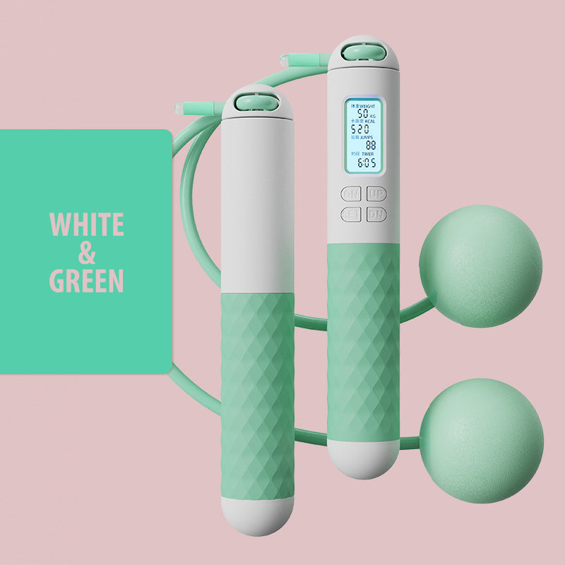 Norvo | Batteridrevet hoppe tau med teller og vekt baller