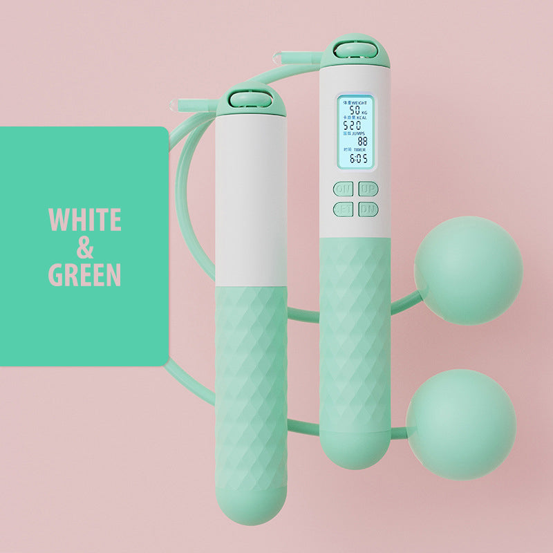 Norvo | Batteridrevet hoppe tau med teller og vekt baller