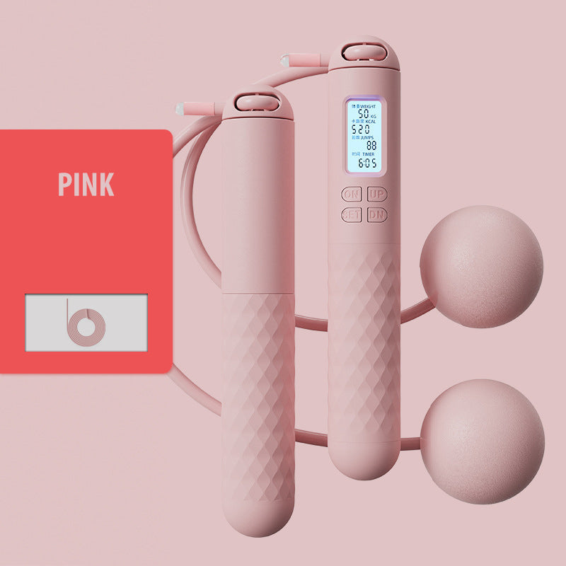 Norvo | Batteridrevet hoppe tau med teller og vekt baller