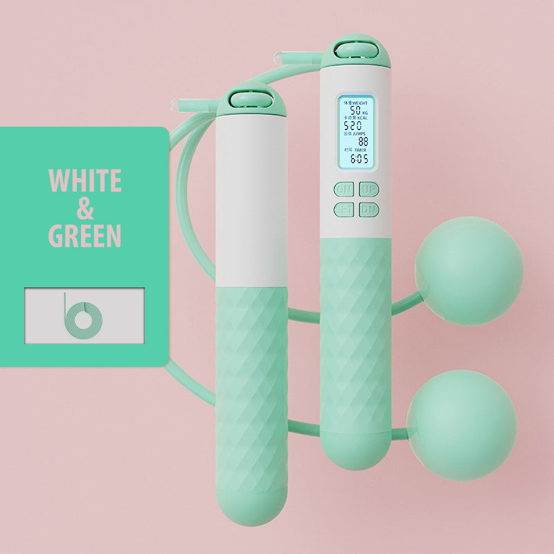 Norvo | Batteridrevet hoppe tau med teller og vekt baller