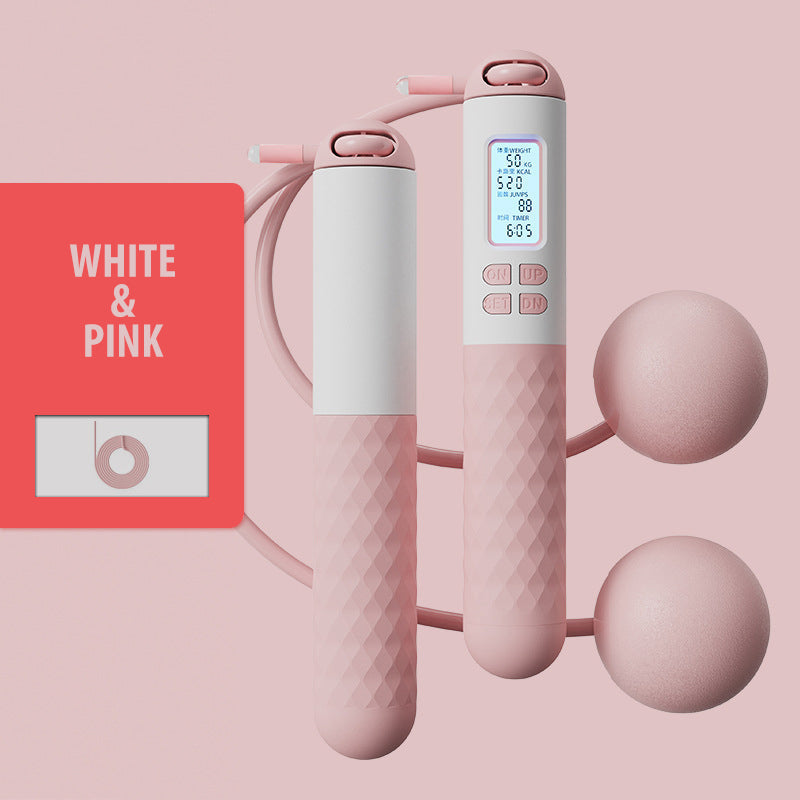 Norvo | Batteridrevet hoppe tau med teller og vekt baller