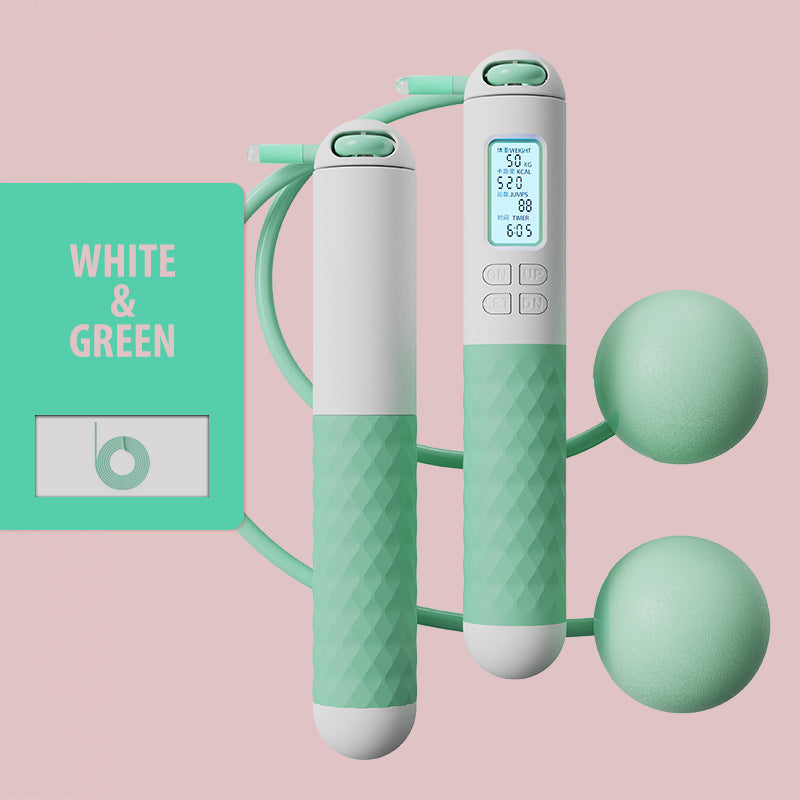 Norvo | Batteridrevet hoppe tau med teller og vekt baller