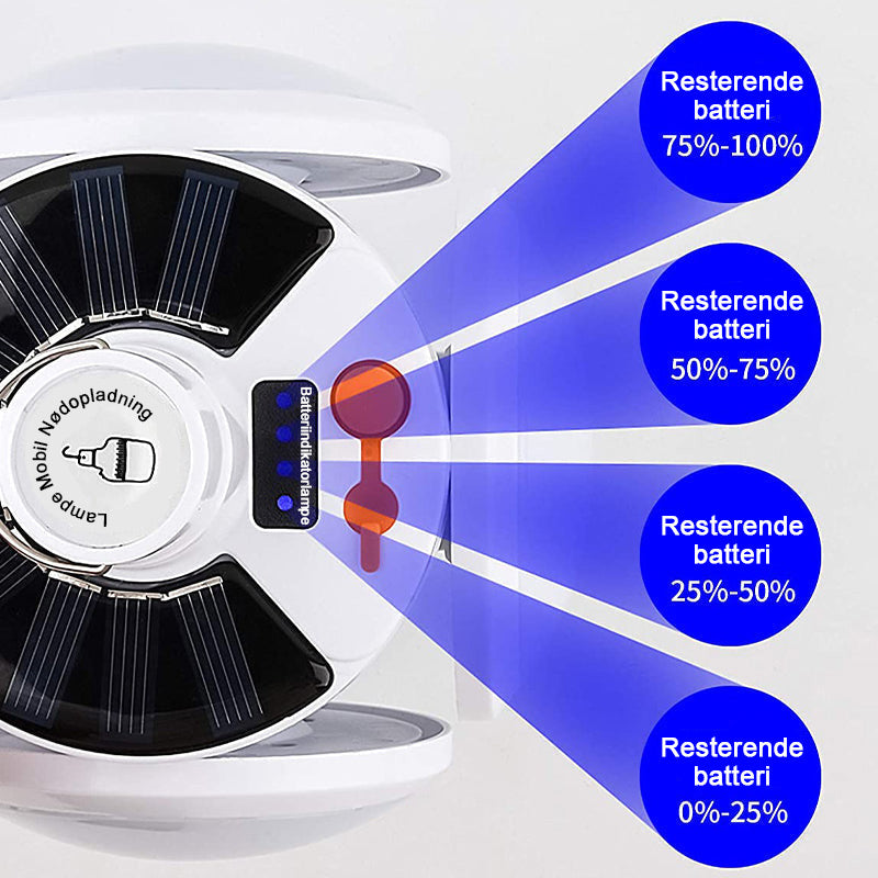 Norvo | Sammenleggbar Sun Night Market Camping likte fotballlys