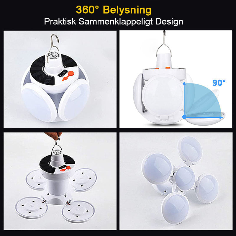 Norvo | Sammenleggbar Sun Night Market Camping likte fotballlys