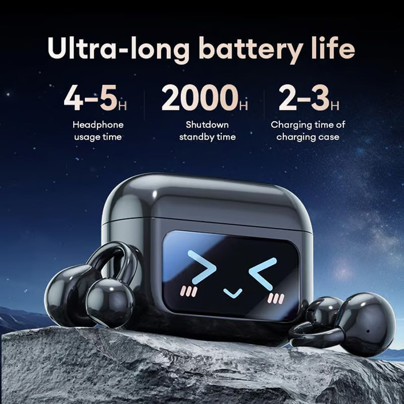 Norvo | Bluetooth Clip On Ørepropper - Trådløs Frihet Musikk på Farten Stilfull og Praktisk