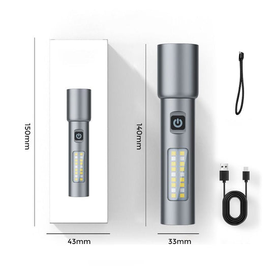 Norvo | Ultra-lyssterk, zoombar lommelykt
