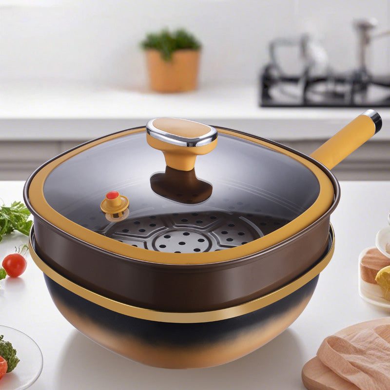 Norvo | 🍳[Titanium Extreme Non-Stick Stekepanne] Revolusjon på kjøkkenet, enkel matlaging uten oljerøyk!