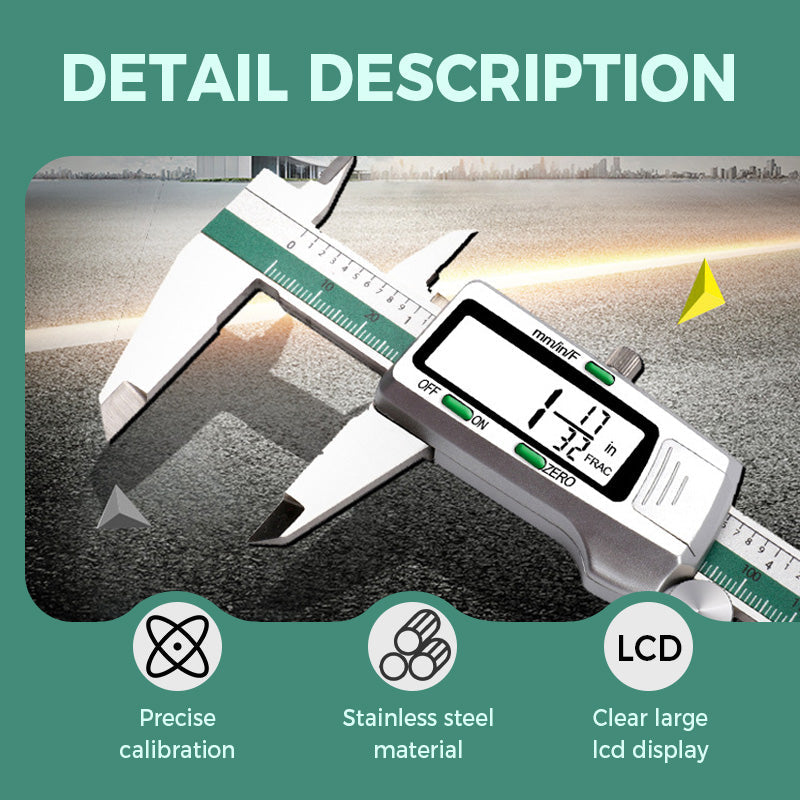 Norvo | Digital caliper with large LCD screen