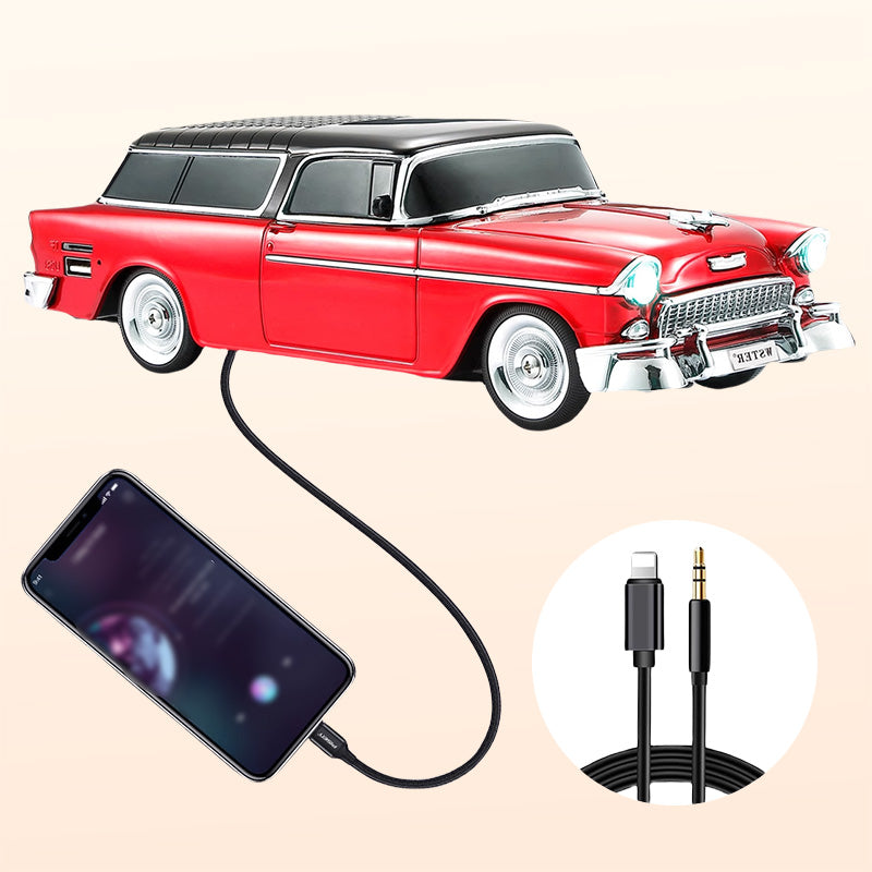 Norvo | Trådløs Bluetooth-høyttaler i retro-bilmodell