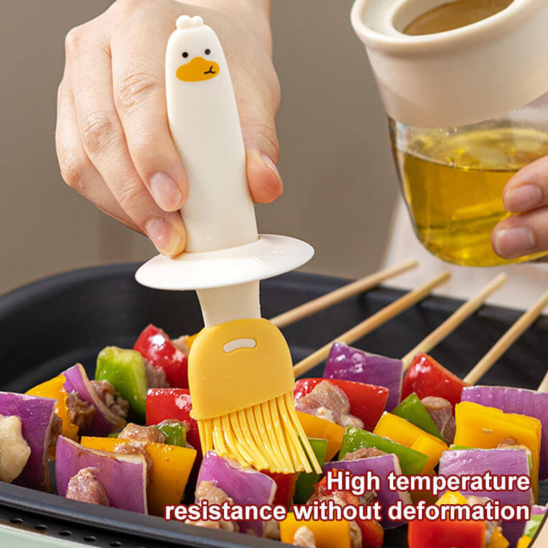 Norvo | Olje Silikonbørste Med Glassflaske