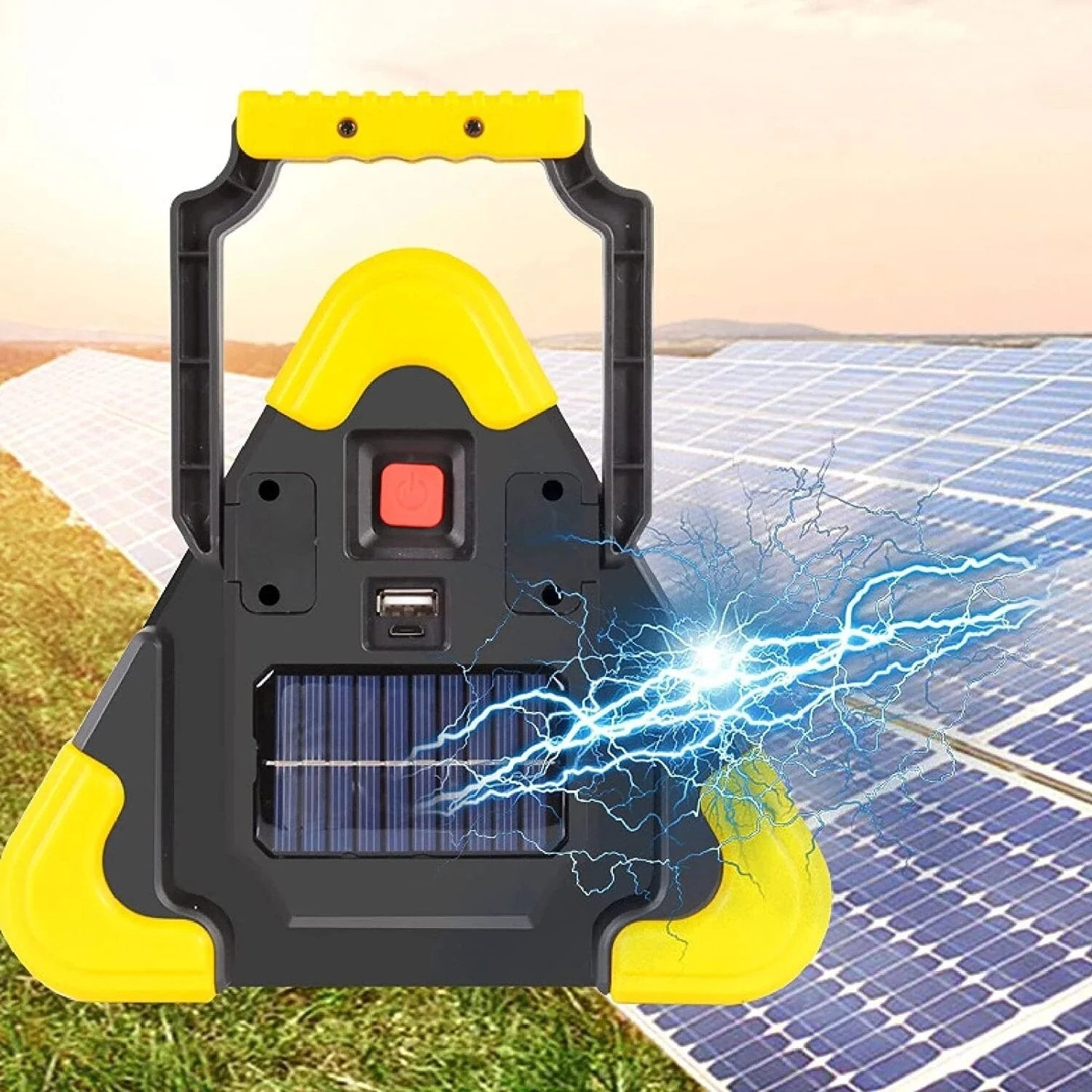 Norvo | 2-IN-1 solcelledrevet varsellampe i veikanten