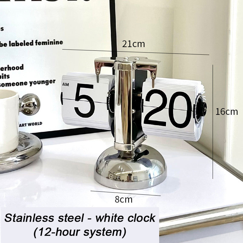 Norvo | Moderne, digital, mekanisk vintageklokke med innvendig tannhjulsdrift