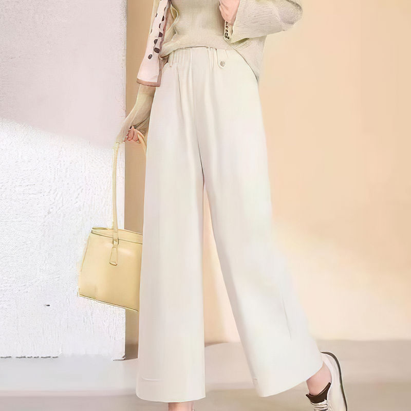 Norvo | Bukser med høy midje og vide ben