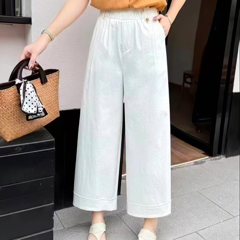 Norvo | Bukser med høy midje og vide ben