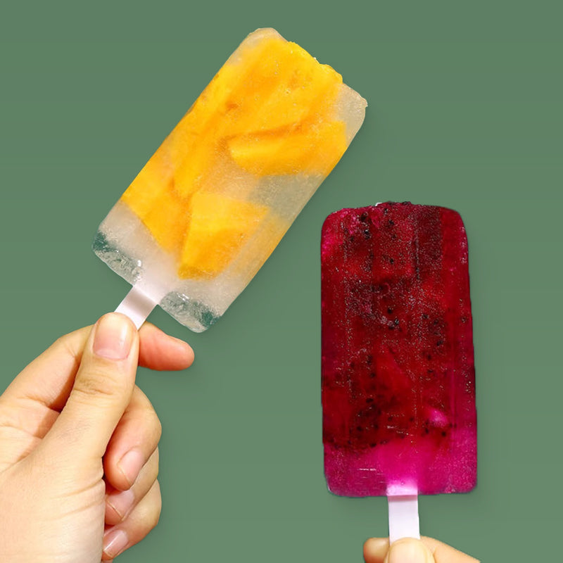 Norvo | Iskremform med 4 hulrom, lokk og pinner