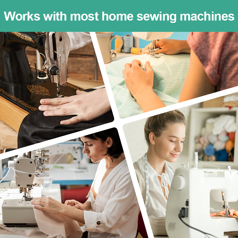 Norvo | Slitesterkt sett med presseføtter til symaskin