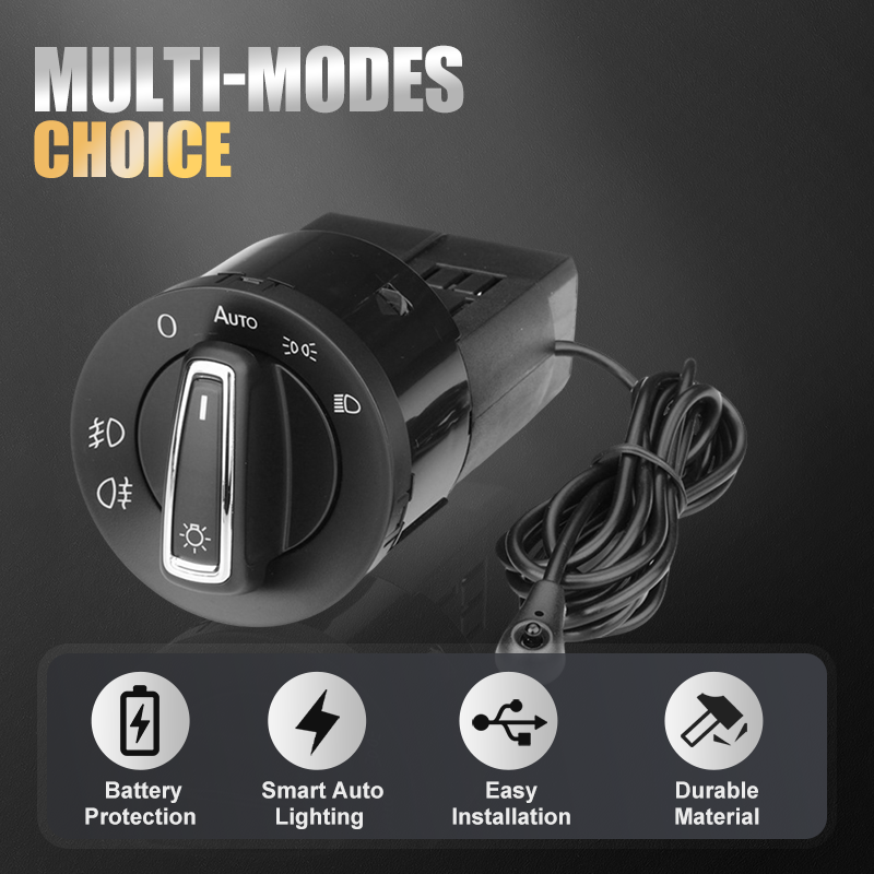 Norvo | Bil Hovedlykt Lampe Kontrollbryter