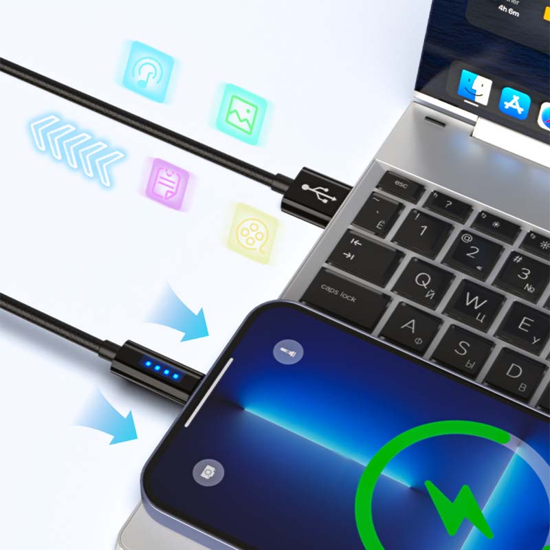 Norvo | Automatisk avvisningsladekabel for hurtiglading