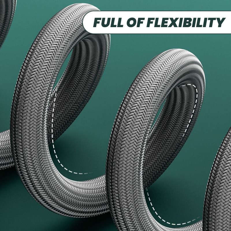 Norvo | Oppgradert eksplosjons-sikker flettet dusjslange – lekkasjesikker