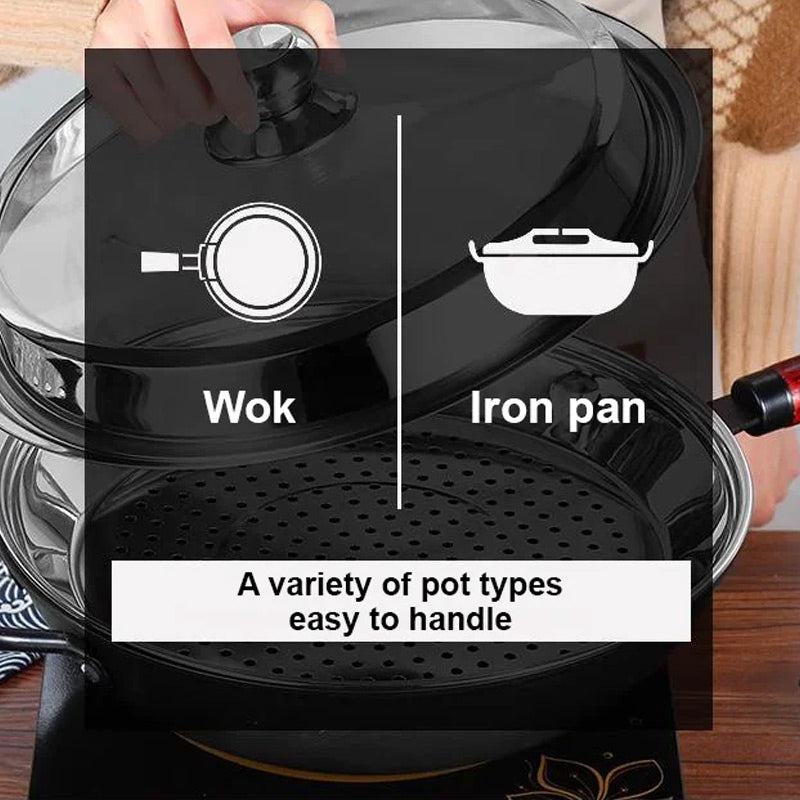 Norvo | Allsidig dampkokersett i rustfritt stål til gryter