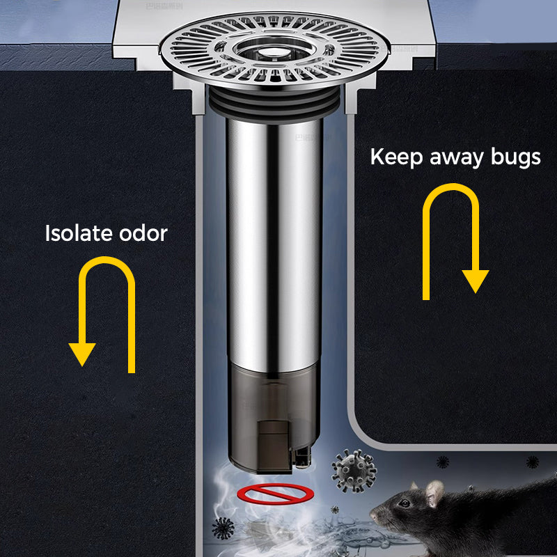 Norvo | Rund utvidet gulvdrenering for baderom