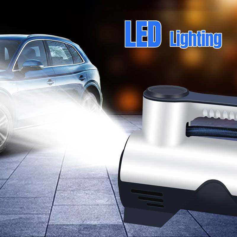 Norvo | Bærbar trådløs bildekkpumpe med digitalt display