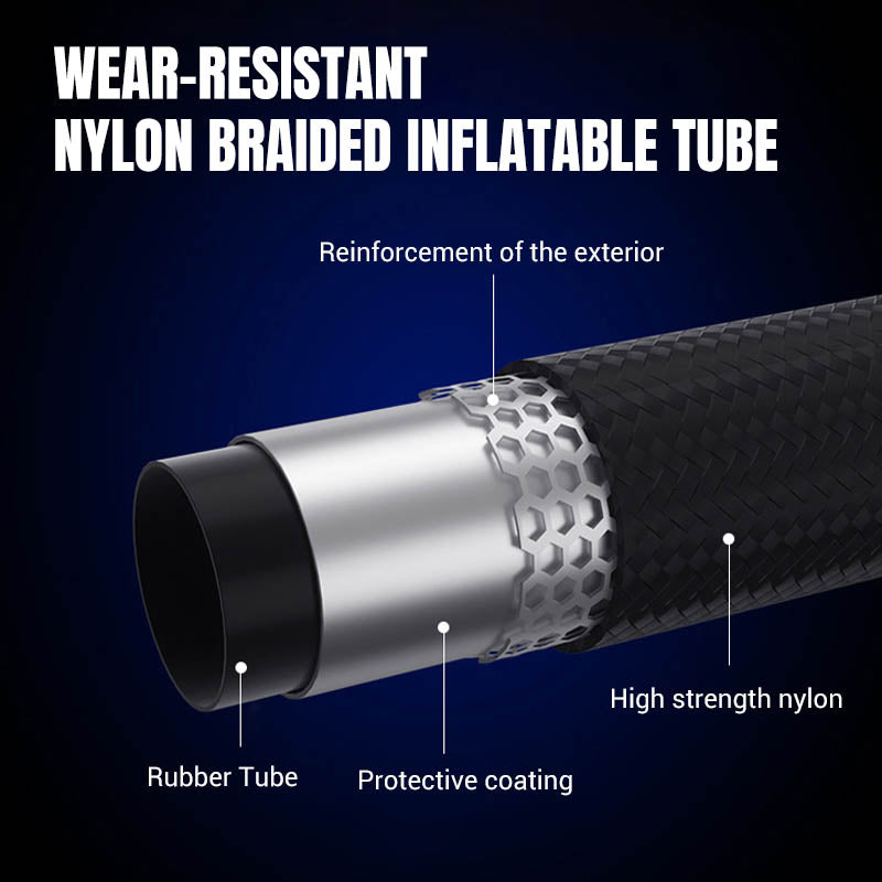 Norvo | Bærbar trådløs bildekkpumpe med digitalt display
