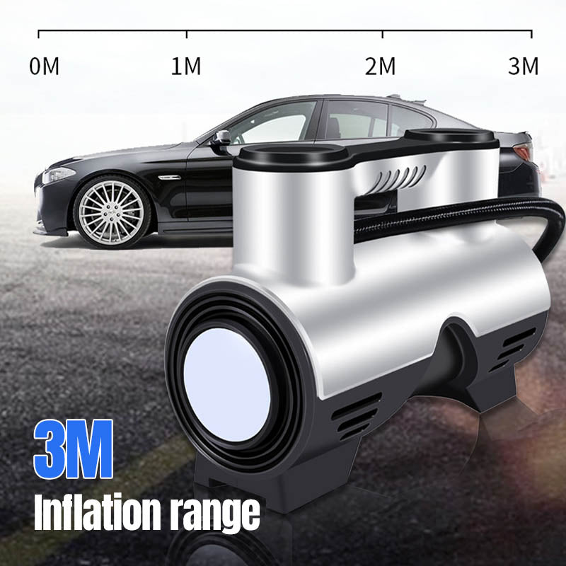 Norvo | Bærbar trådløs bildekkpumpe med digitalt display
