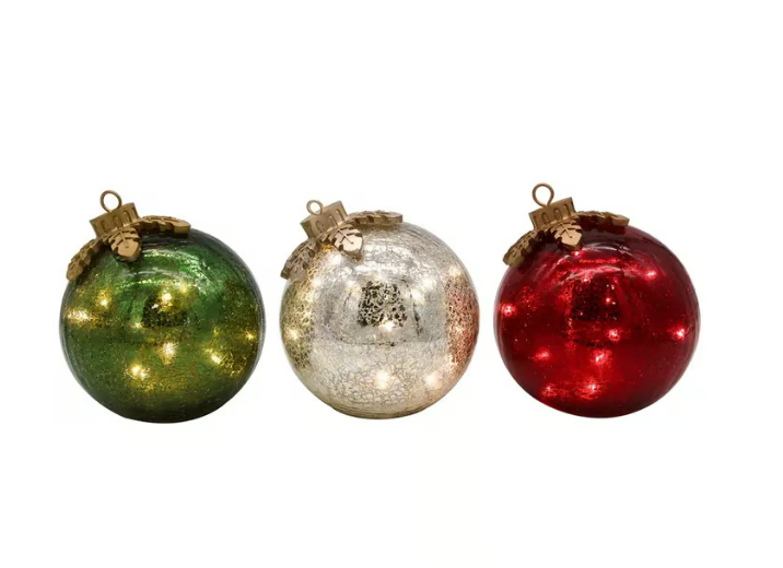 Norvo | GlowSphere LED Juleball – Varm Ambient Belysning med Timerfunksjon