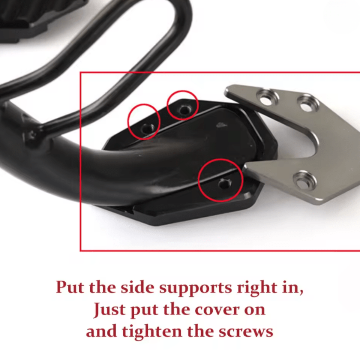 Norvo | STABILIRIDE – Aluminium Motorsykkel Støttepute for Sikker Parkering