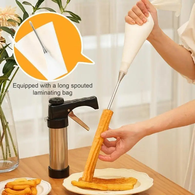 Rustfritt stål Churro Maker Kakepress og Kake Dekorering verktøy | Norvo