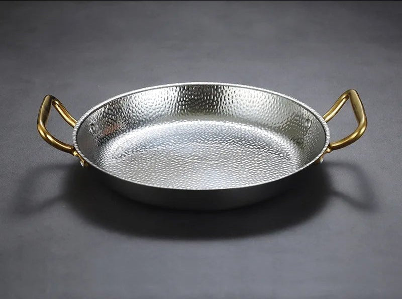 Norvo | CHEFSTEEL – Hamret Rustfritt Stål Gryte for Sauser, Kasseroller & Allsidig Matlaging