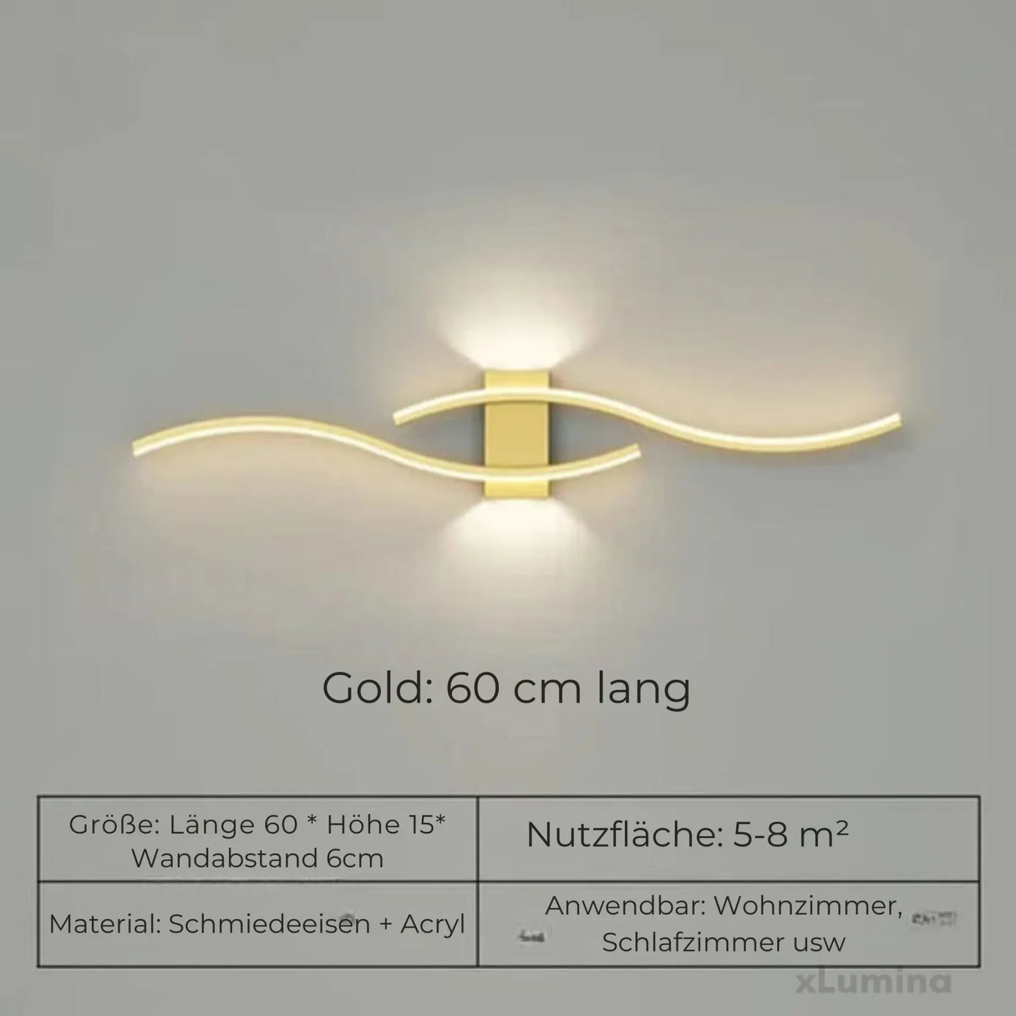 Norvo | Lang Vegglampe Band