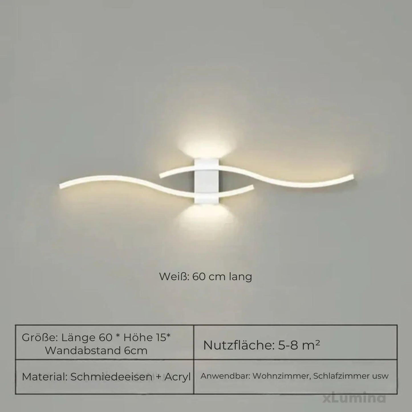 Norvo | Lang Vegglampe Band
