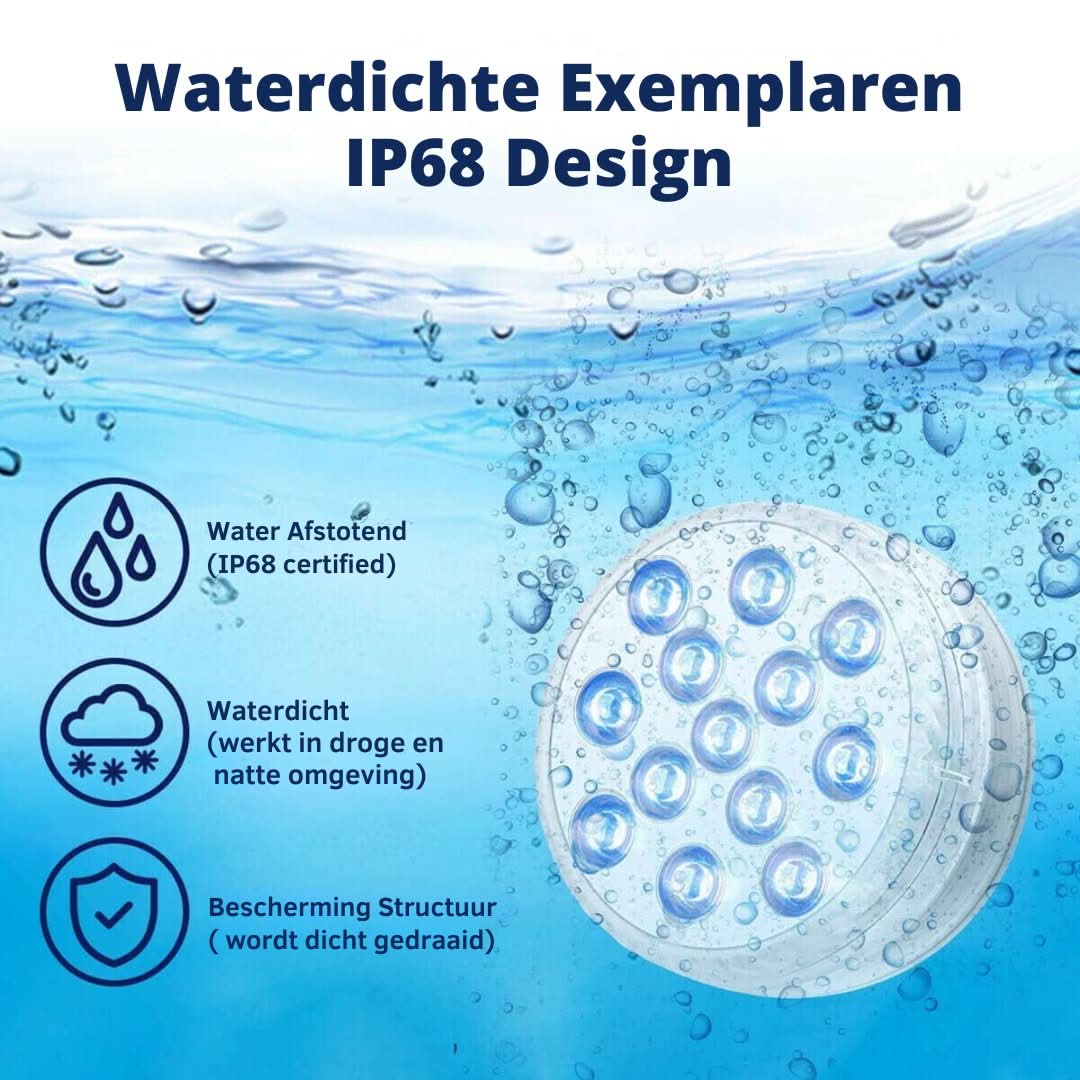 Norvo | Sterkt Lys | Vanntett + Fjernkontroll