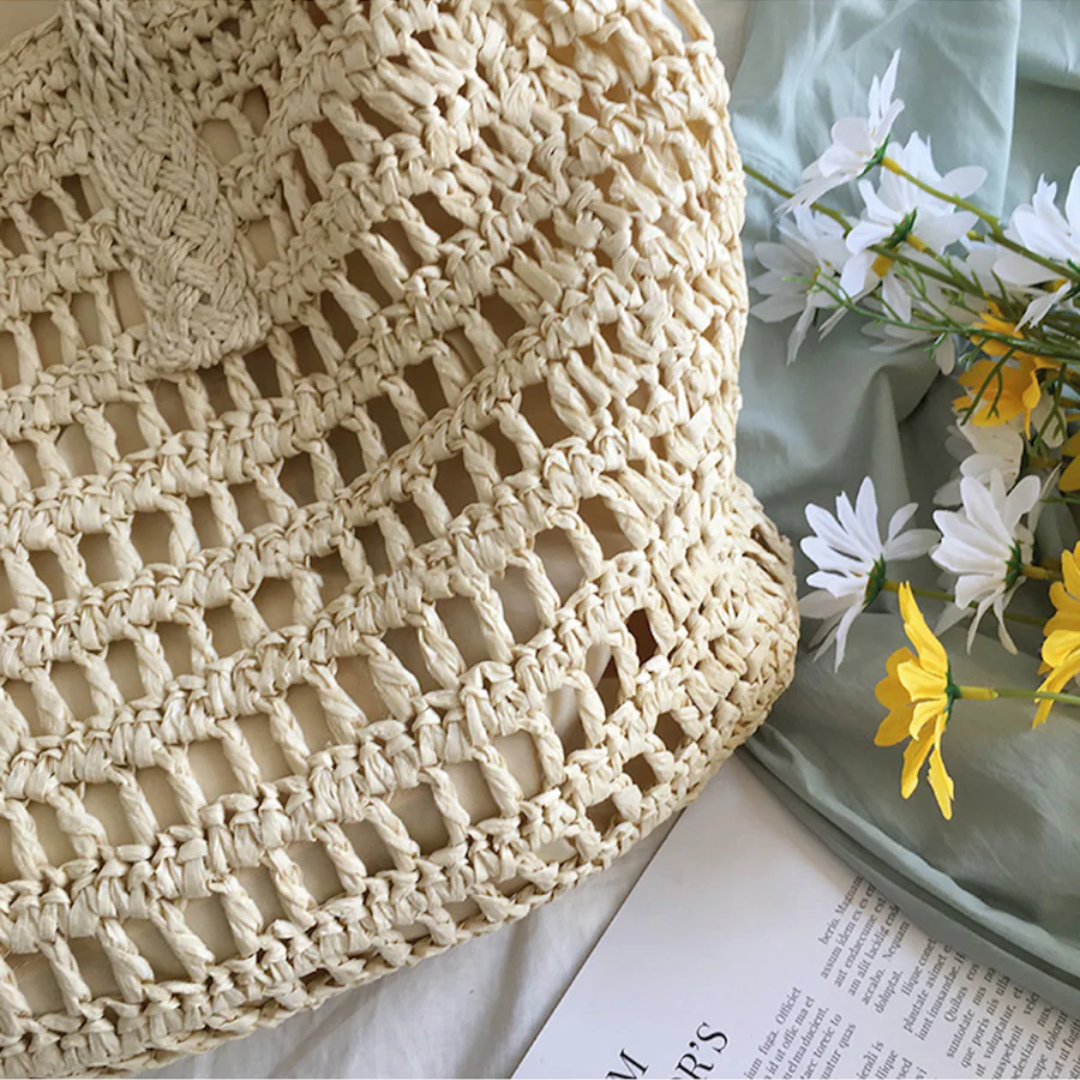 Frendorf | Stillevevd håndveske for kvinner - BreezeTote