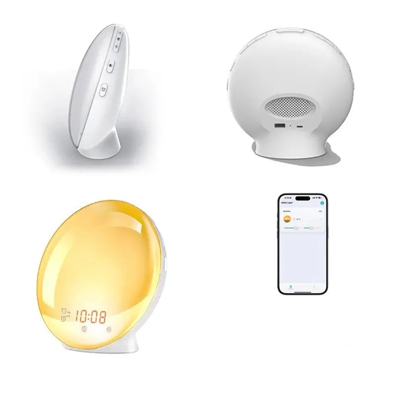 Norvo | SunRise Klokke – Vekkerklokke med soloppgangssimulering og naturlyder