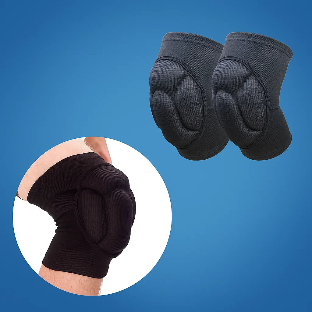 Absorberende Knebeskyttelse – Pustende Kompresjonsstøtte – Anti-Skli Putedesign – Sport & Skadeforebygging Norvo