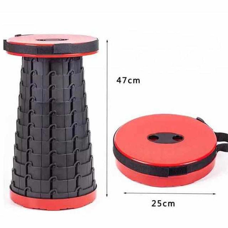 Norvo | PORTABENCH – Teleskopisk sammenleggbar krakk for innendørs og utendørs komfort