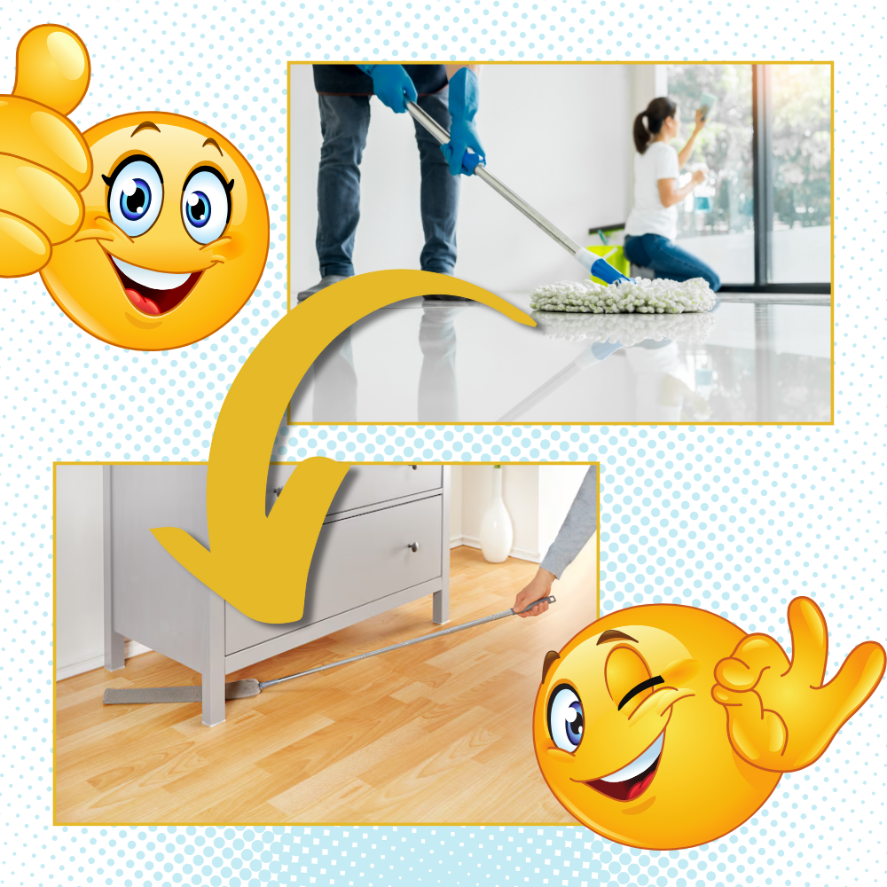 Justerbar Teleskop Støvkost