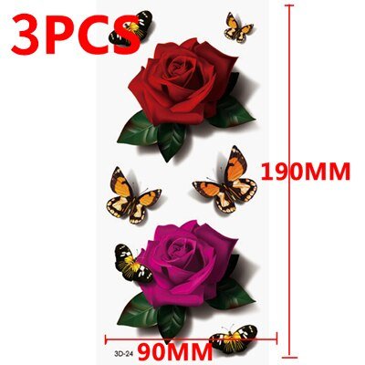 Norvo | Midlertidige Tatoveringer 3D Vanntett