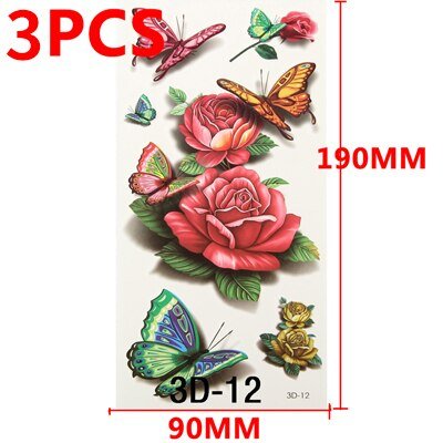 Norvo | Midlertidige Tatoveringer 3D Vanntett