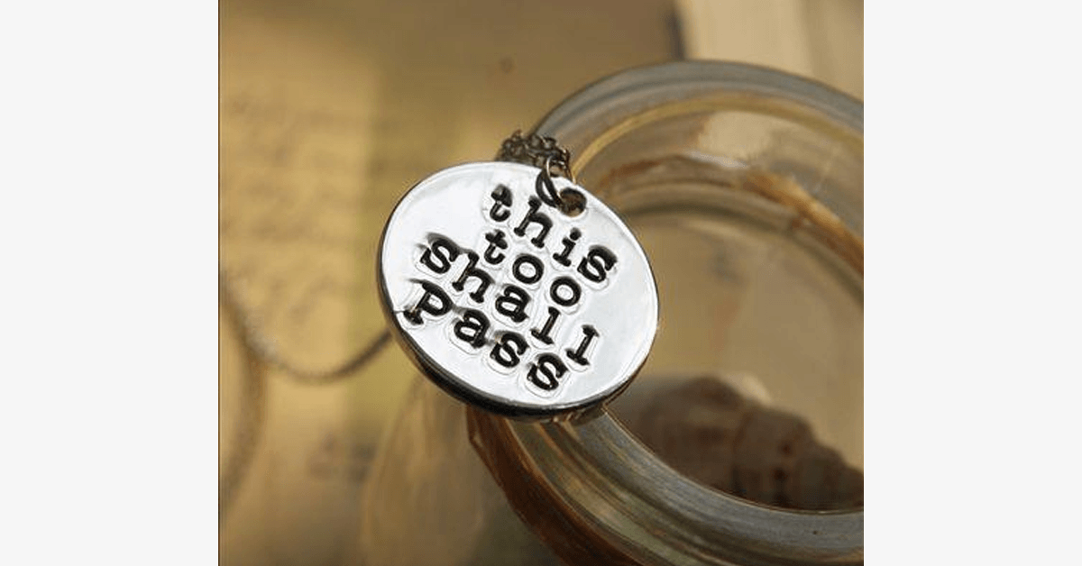 Norvo | Denne Også Vil Gå Over Pendantsmykke