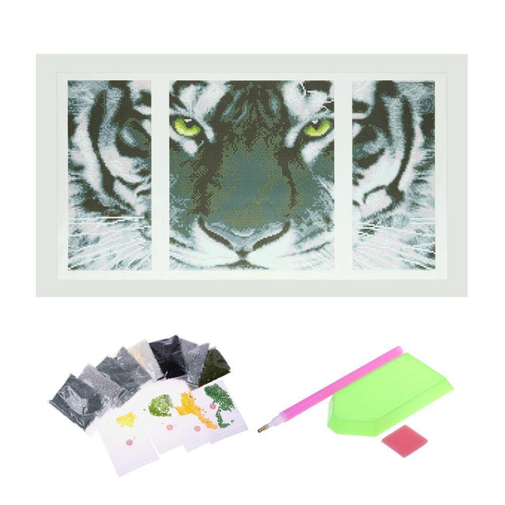 Black and White Tiger - GemPaint Kit | Norvo