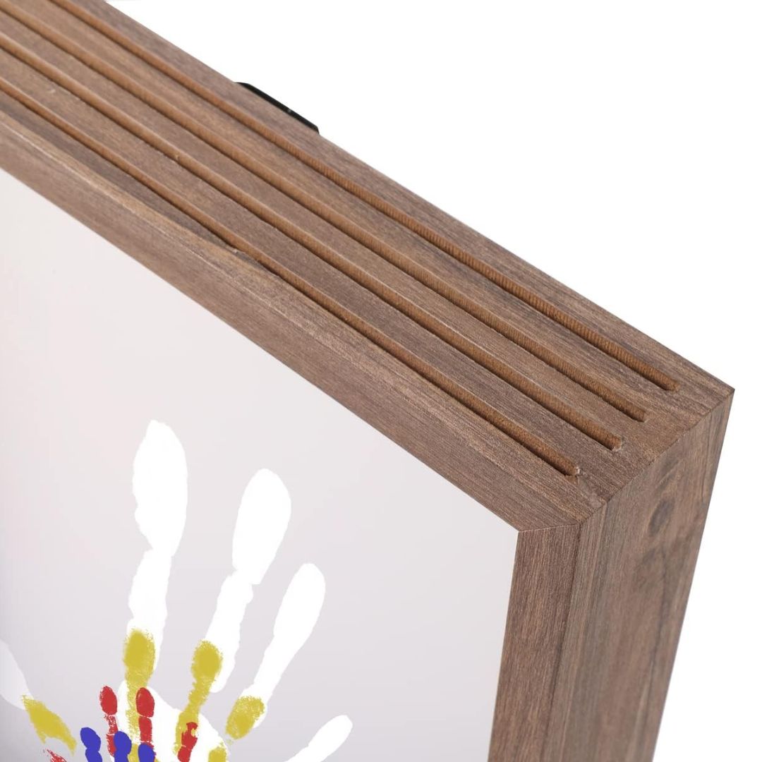 Norvo | TINY HANDS – Baby Minneboks for Håndavtrykk & Fotavtrykk med Sikker Leire & Tredesign