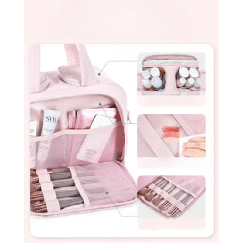 Norvo | Travelsmart Kit – Kompakt toalettveske med krok og vanntette rom