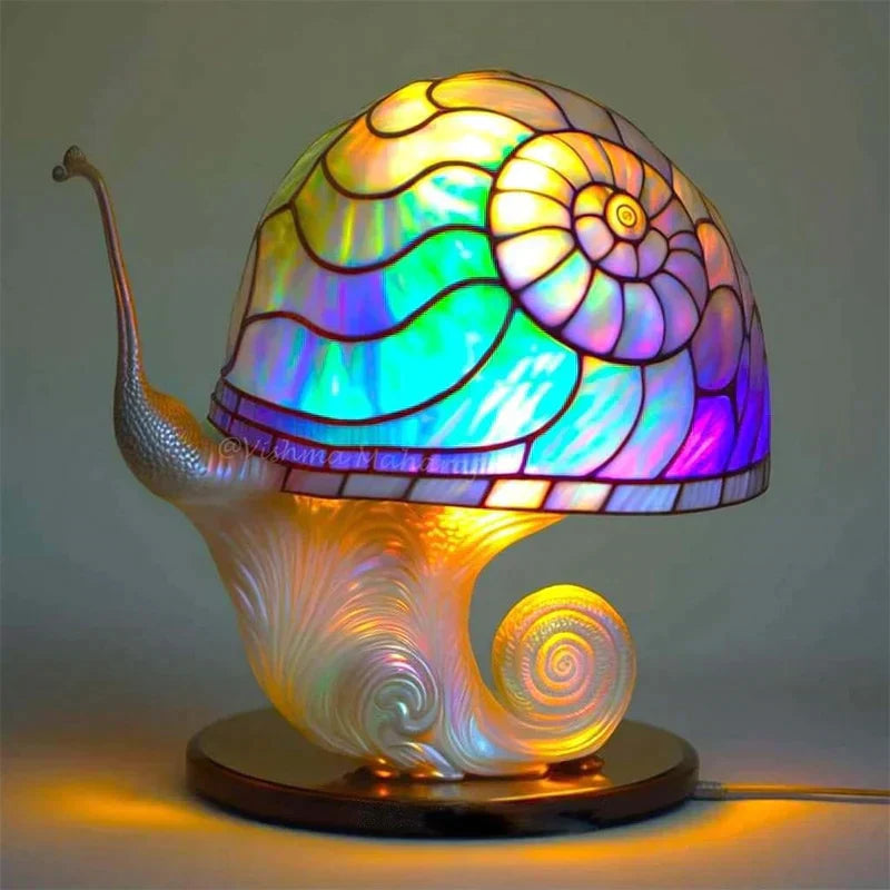 Norvo | Blyglass Kunst Bordlampe – Elegant Dekorativ Belysning